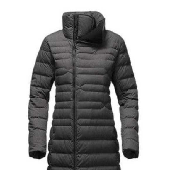 The North Face 550 Down Filled Far Northern Parka Gray Small Women’s - Picture 3 of 3